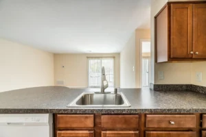 Oaks of Woodlawn apartments kitchen storage and counter