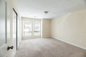 Oaks of Woodlawn bedroom with a view