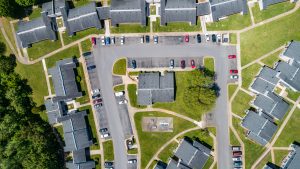 Wesley Apartments Overhead
