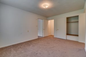 Wesley Apartments Bedroom with storage