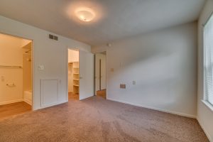 Wesley Apartments guest bedroom