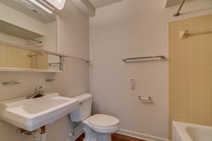 Wesley Apartments restroom
