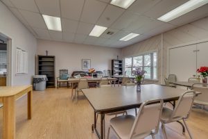 communal dining space