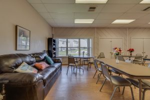 communal area with a couch