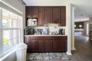 Stafford Lakes communal kitchen area