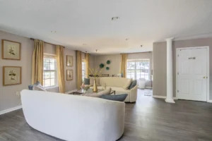 Stafford Lakes communal space view